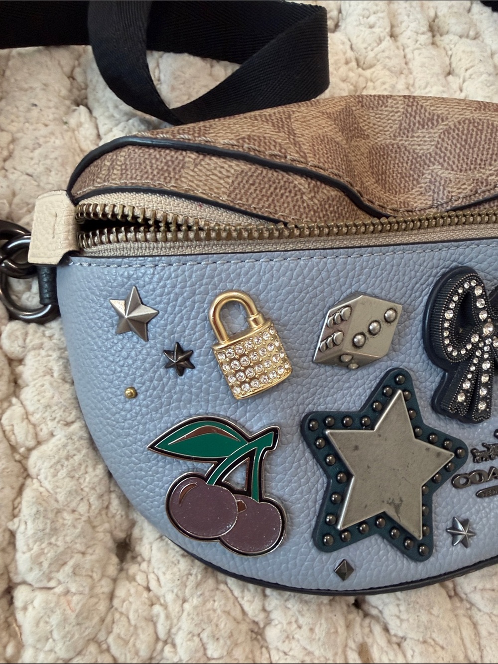 Coach Souvenir Pins Leather Belt Bag - Picture 6 of 11